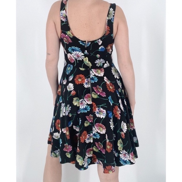 Anthro Moulinette Soeurs Black Floral Dress Size 4 - Picture 14 of 14